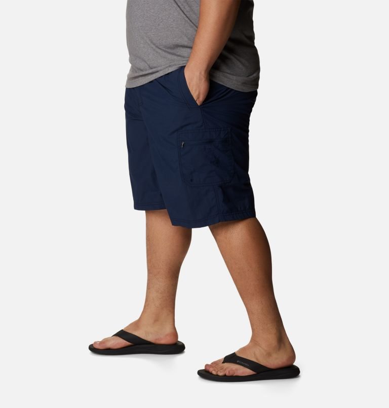 Men's Columbia Palmerston Peak Water Shorts Navy | Plus Size CA-N014C